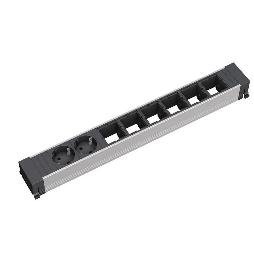 BACHMANN CONFERENCE TOP FRAME X-Large Einsatz 2x Schutzkontakt 6x ABD