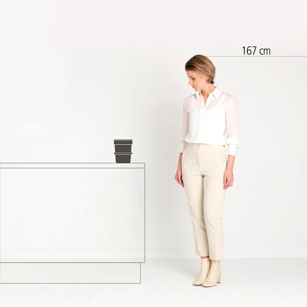 Brabantia Abfallbehälter 'Sort & Go', 3L - Jade Green