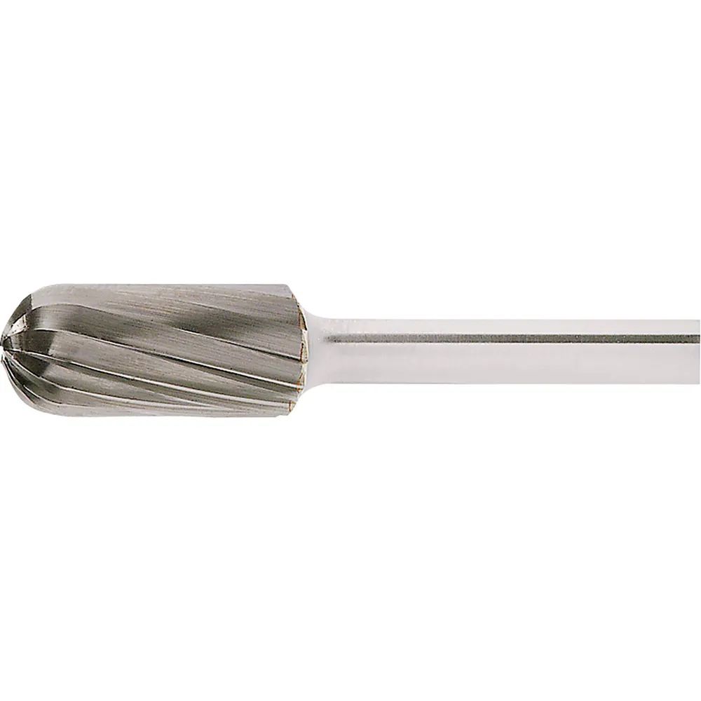 LUKAS HM-Frässtift Form C Walzenrund Kopf ø 6 mm L 16 mm Zahnung1 f. Kunststoff