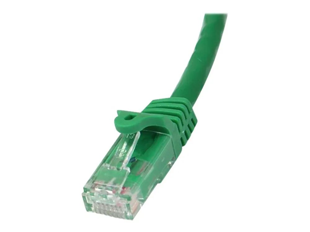 StarTech.com 50cm Cat6 Gigabit Snagless Patchkabel - RJ45 UTP Netzwerkkabel mit Schutzmanschette - Cat 6 Kabel - Grün - Patch-Kabel - RJ-45 (M)