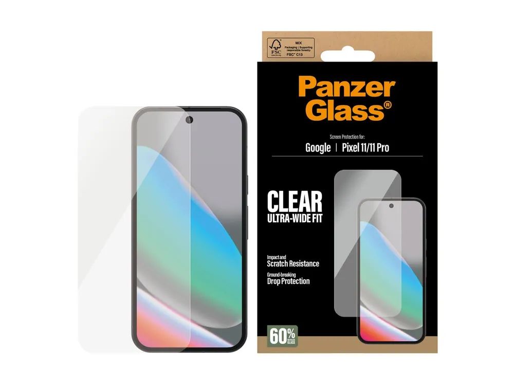 PanzerGlass Bildschirmschutz für Handy - ultrabreite Passform PG72794