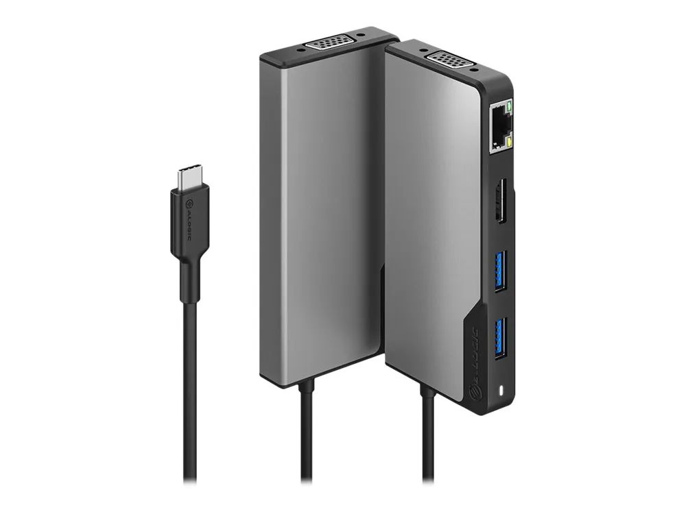 Alogic USB-C Fusion MAX 6-in-1 Hub V2 - Dockingstation