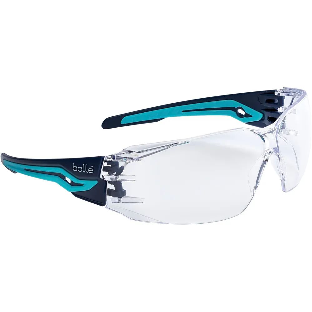 BOLLÉ Schutzbrille Silex Sichtscheibe klar, Rahmen Blau/Blau