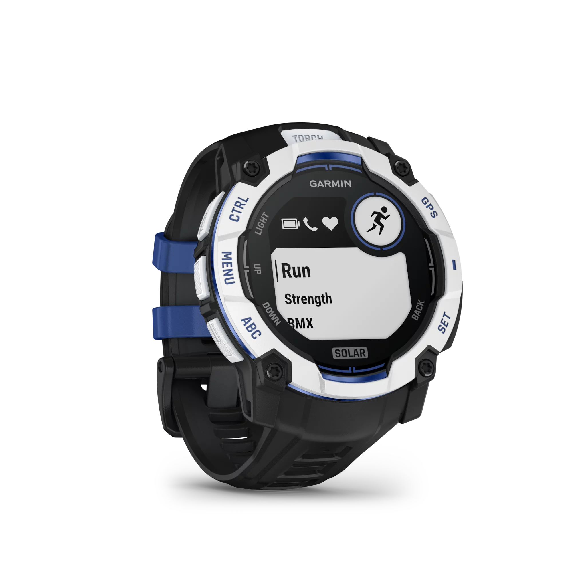 Garmin Instinct 3,50mm,Solar,Whitestone mit Black Band,WW