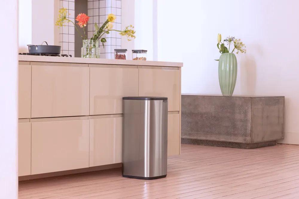 Brabantia Bo Touch Bin, 30L - Matt Steel Fingerprint Proof