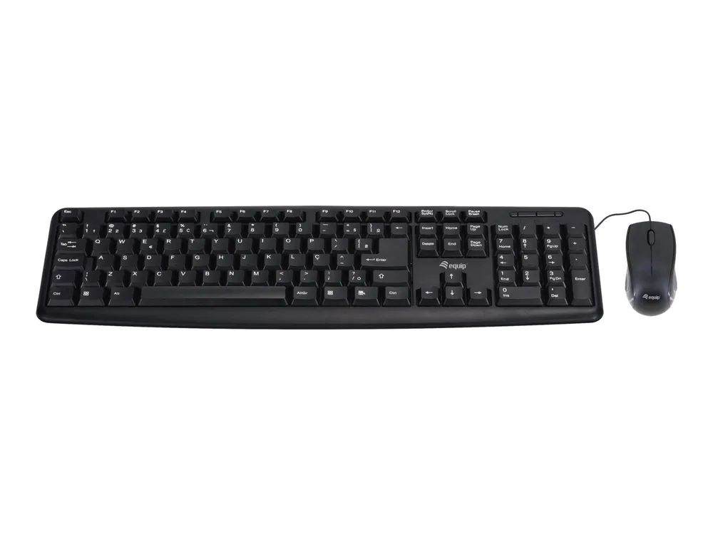 Equip Life - Tastatur-und-Maus-Set - USB - Deutsch