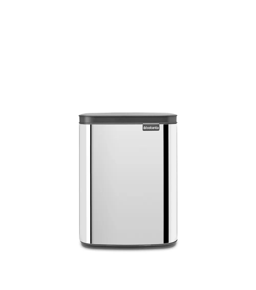 Brabantia Bo Mülleimer, 7L - Brilliant Steel