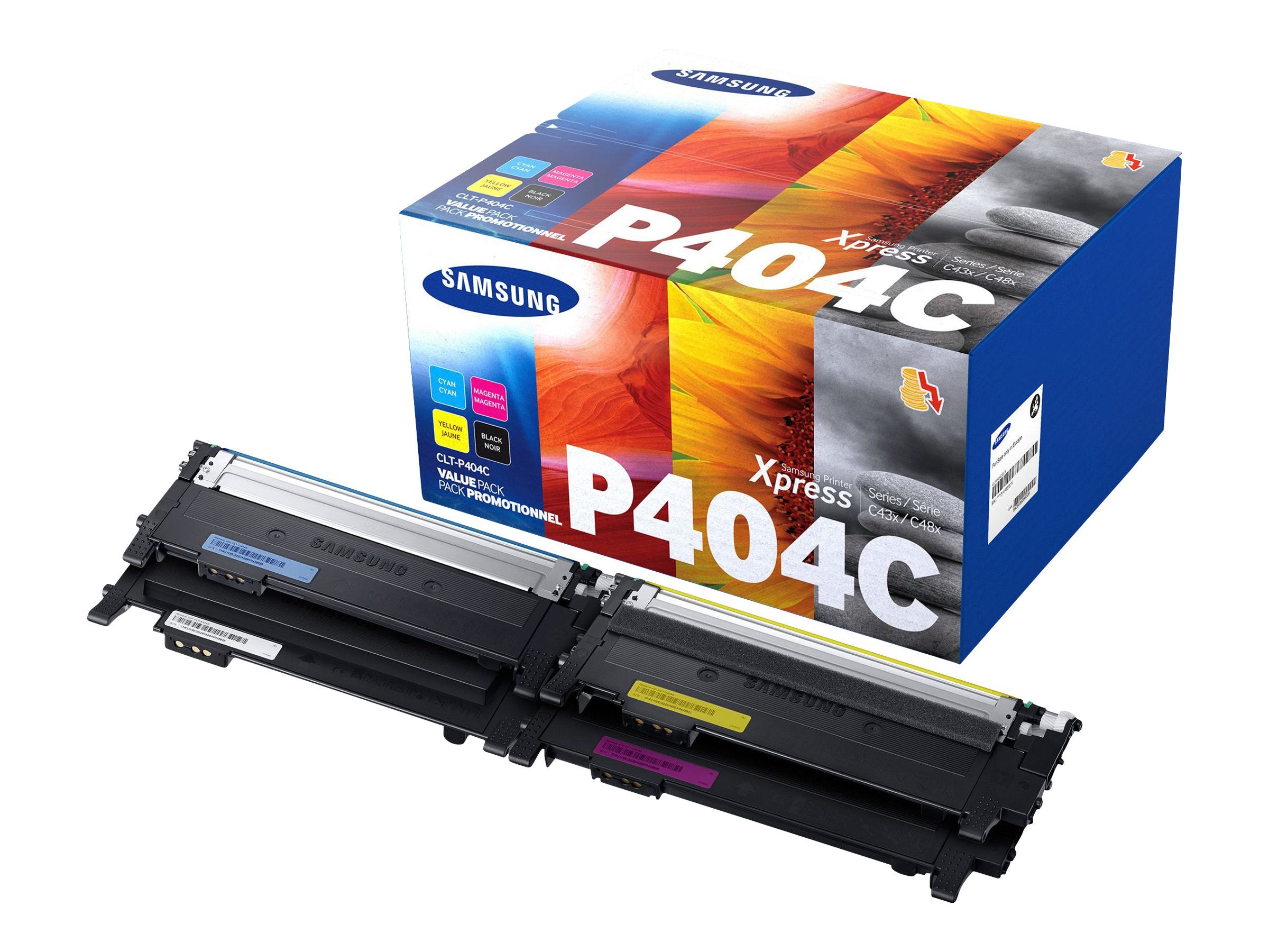 HP Samsung CLT-P404C - 4er-Pack - Schwarz, Gelb, Cyan, Magenta - Original - Tonerpatrone (SU365A)