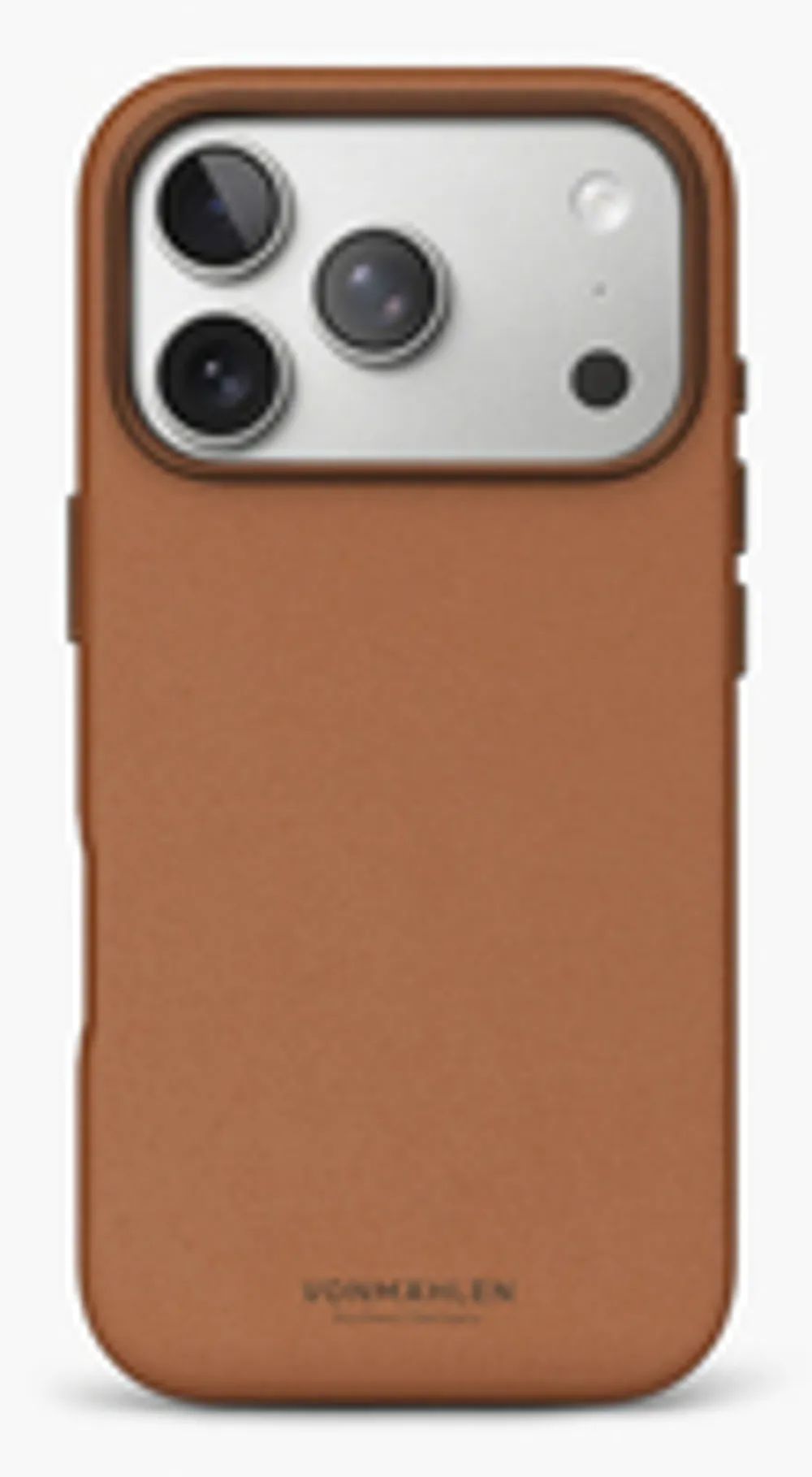 Vonmählen Kunstleder-Case für iPhone 17 Pro Max braun