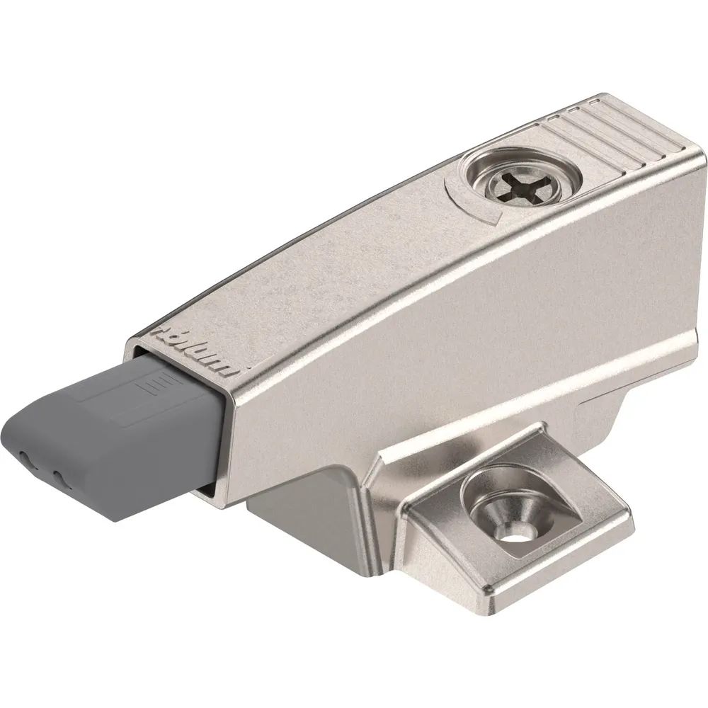 BLUM BLUMOTION 971A, Kreuzadapterplatte, Bauhöhe 33, Zink vernickelt
