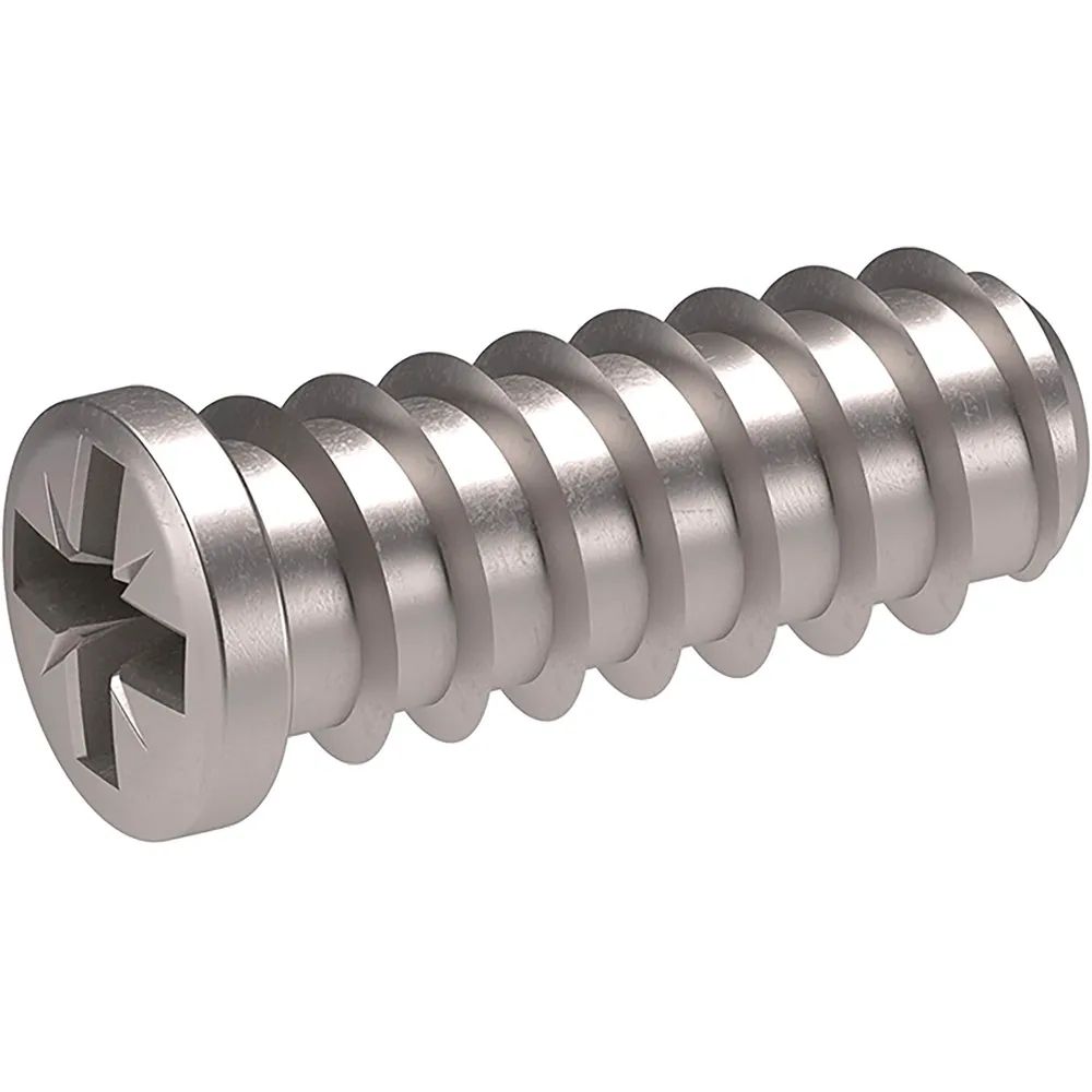 ITALIANA FERRAMENTA Befestigungsschraube - Euroschraube 6 x 10.5 mm, VPE 100 ST