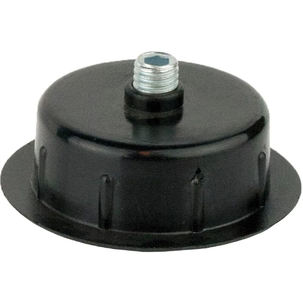 SISO Höhenversteller zum Einbohren Ø40mm,ISK 4mm, Tragkr.150KG, Stahl/KS schwarz