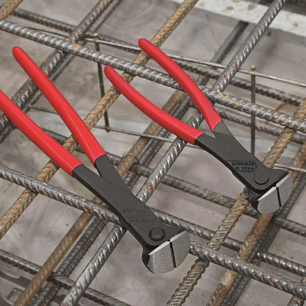 KNIPEX Vornschneider mit Kunststoff überzogen schwarz atramentiert 280 mm