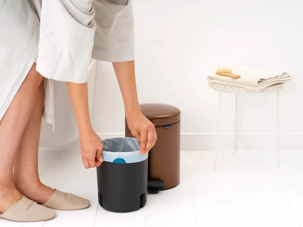 Brabantia NewIcon Treteimer, 5L - Warm Bronze
