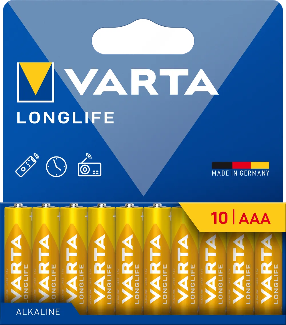 VARTA LONGLIFE AAA Pack 10