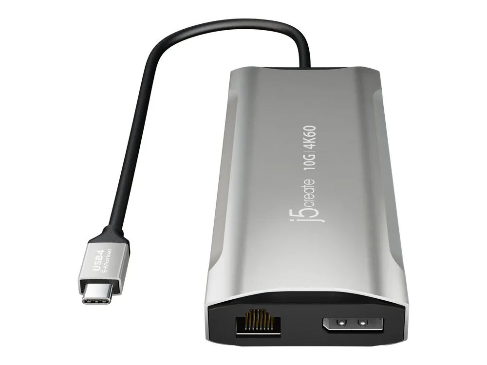 j5create JCD397-N - Mini-Dock - USB-C / USB4 / Thunderbolt 3 / Thunderbolt 4