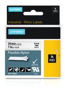 Dymo RhinoPRO Flexible Nylon - Nylon - Schwarz auf Weiß - Roll (2.4 cm x 3.5 m)