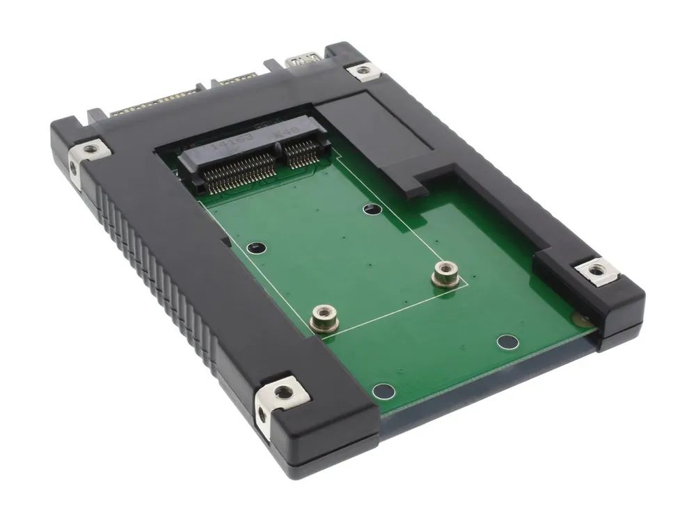 InLine Laufwerksadapter 2,5" - SATA auf mSATA SSD