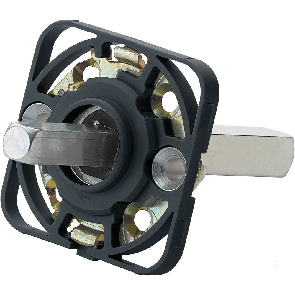 HOPPE Montagemodul UP52/RFL eckig, Vierkant 10/72 mm, Stahl schwarz