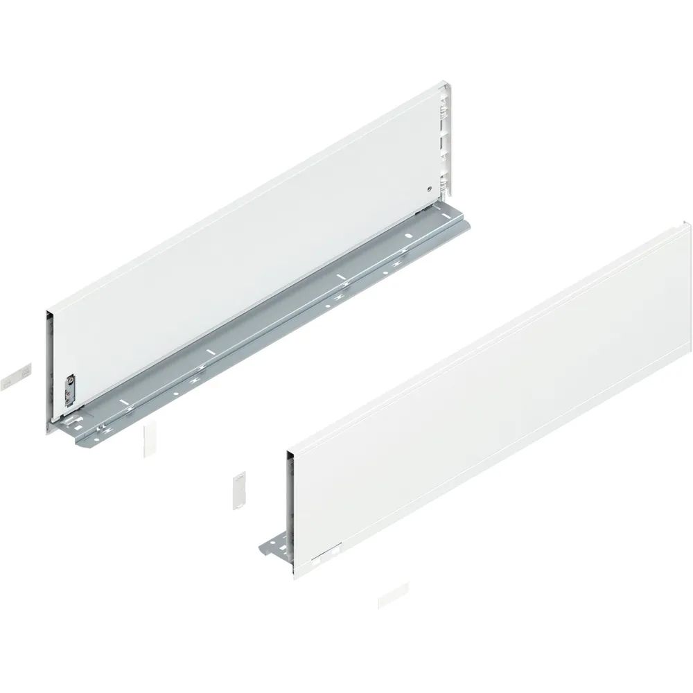 BLUM LEGRABOX pure Zarge Höhe C, NL 650, Seidenweiß-matt