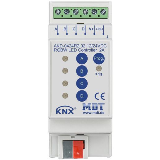 MDT LED CONTROLLER 4-KANAL 2/4A / MDT AKD-0424R2.02
