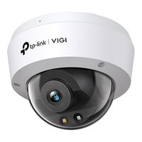 TP-LINK VIGI C240 V1 - Netzwerk-Überwachungskamera - schwenken / neigen - Kuppel - vandalismusresistent/wasserfest - Farbe (Tag&Nacht)