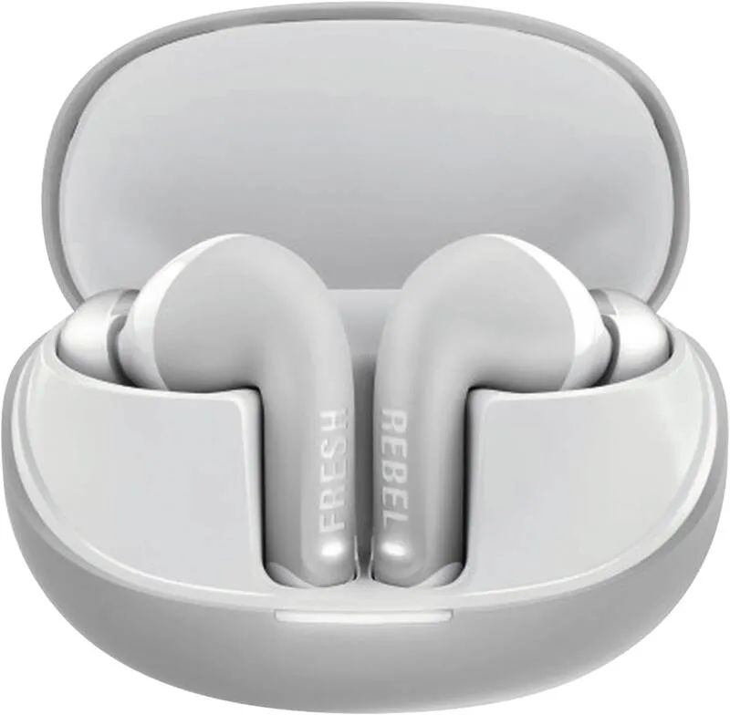 Fresh 'n Rebel Bluetooth®-Ohrhörer "Twins Fuse 2", TWS ANC mit My Sound App, Ice Grey