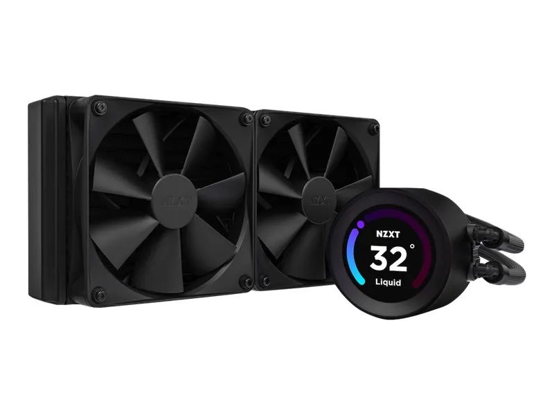 NZXT Kraken Elite 240 - Prozessor-Flüssigkeitskühlsystem - mit LCD-Display - (für: LGA115x Socket, LGA1200, LGA1700, AM4, AM5, sTRX4, TR4)