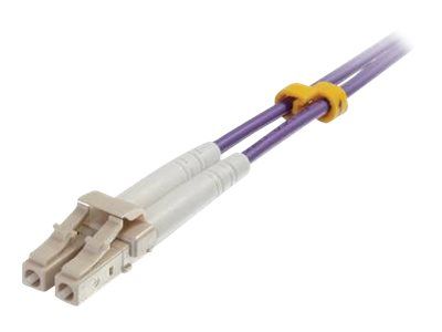 C2G 1m LC/LC OM4 LSZH Fibre Patch - Purple - Patch-Kabel - LC Multi-Mode (M)