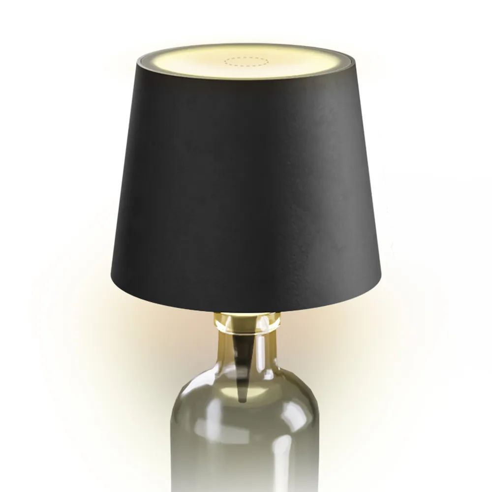 MUSIC HERO POP&GLOW aufladbares LED-Licht für Flaschenhälse, 80 Std. Leuchtdauer