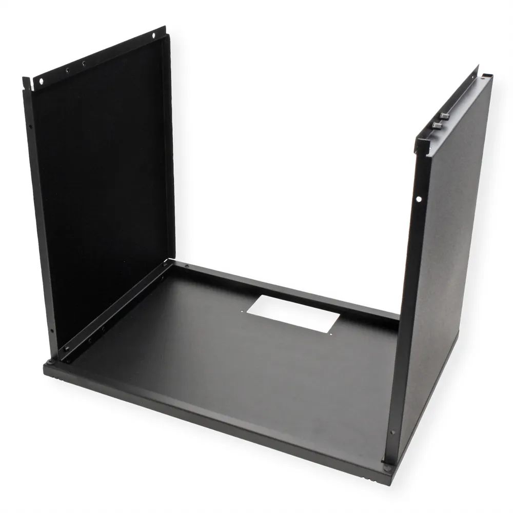 ROLINE Basic - Gehäuse - Set, 540x400 BxT - geeignet für Wandmontage - RAL 9005, Jet Black - 9U - 48.3 cm (19")