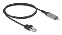 Delock USB LAN Kabel Type-C zu RJ45 Gigabit Ethernet - Kabel - Digital/Daten