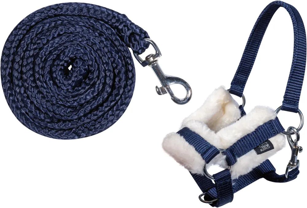 HKM Sports Equipment GmbH Halfter und Strick -Hobby Horsing- blau