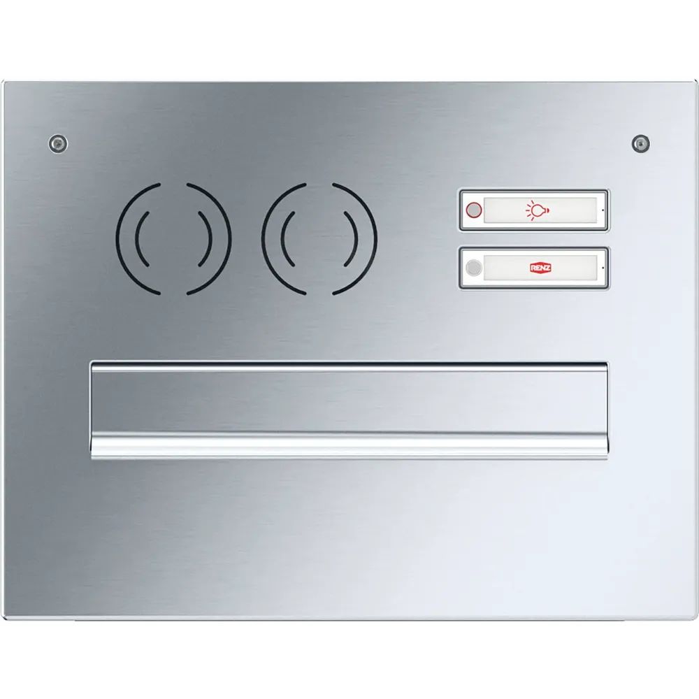 RENZ Frontplatte eckig, 360 x 280 mm, Edelstahl