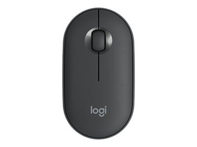 Logitech Pebble M350 - Maus - optisch - 3 Tasten - kabellos - Bluetooth, 2.4 GHz - kabelloser Empfänger (USB)