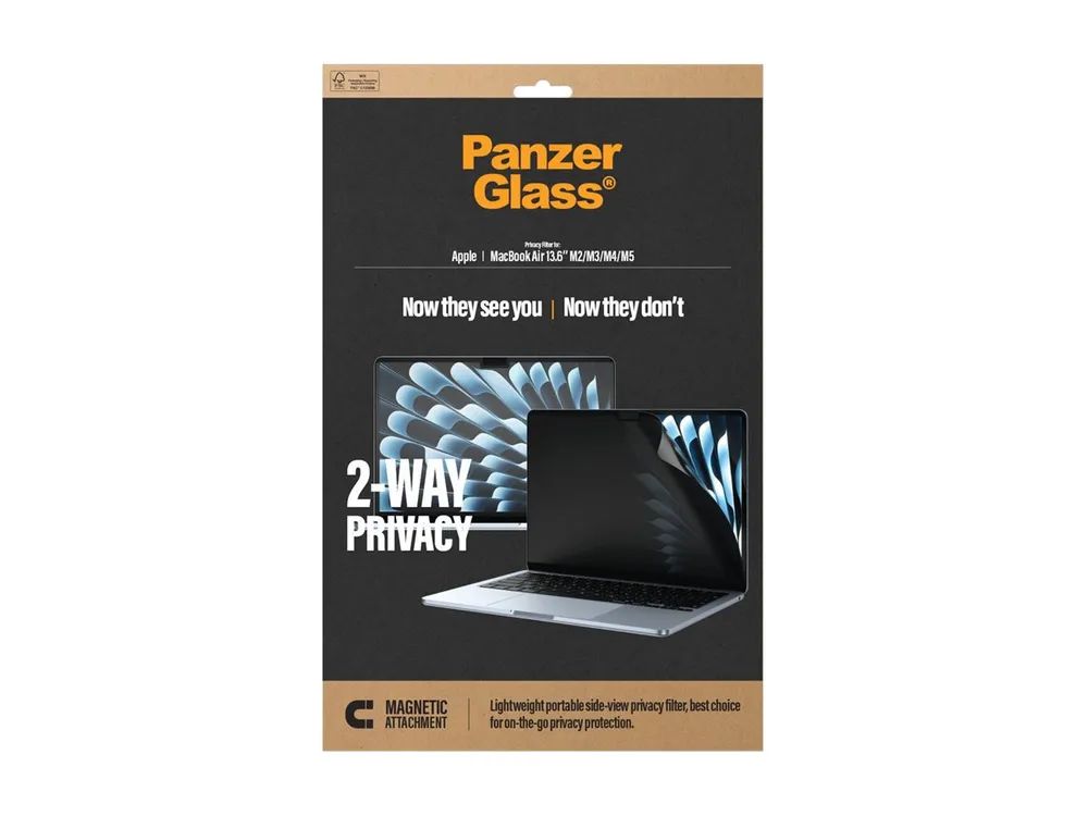 PanzerGlass Magnetic 2-Way Privacy Film Displayschutz Macbook Air 13.6" M2| M3|