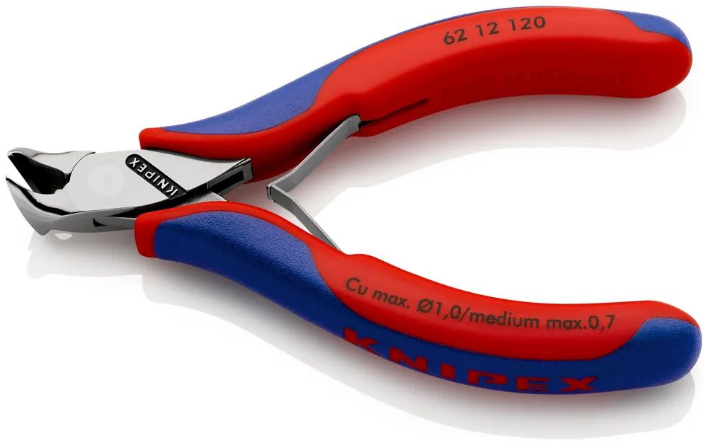 KNIPEX Elektronik-Schrägschneider mit Mehrkomponenten-Hüllen 120 mm