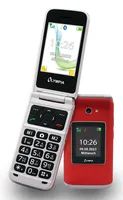 Olympia Mobiltelefon Vitus klappbar Großtasten rot - Mobiltelefon - 7,11 cm