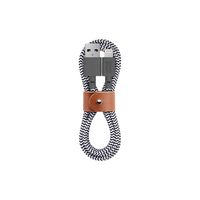 Native Union Belt Cable - 1,2 m - Lightning - USB A - Männlich - Männlich - Schwarz - Weiß