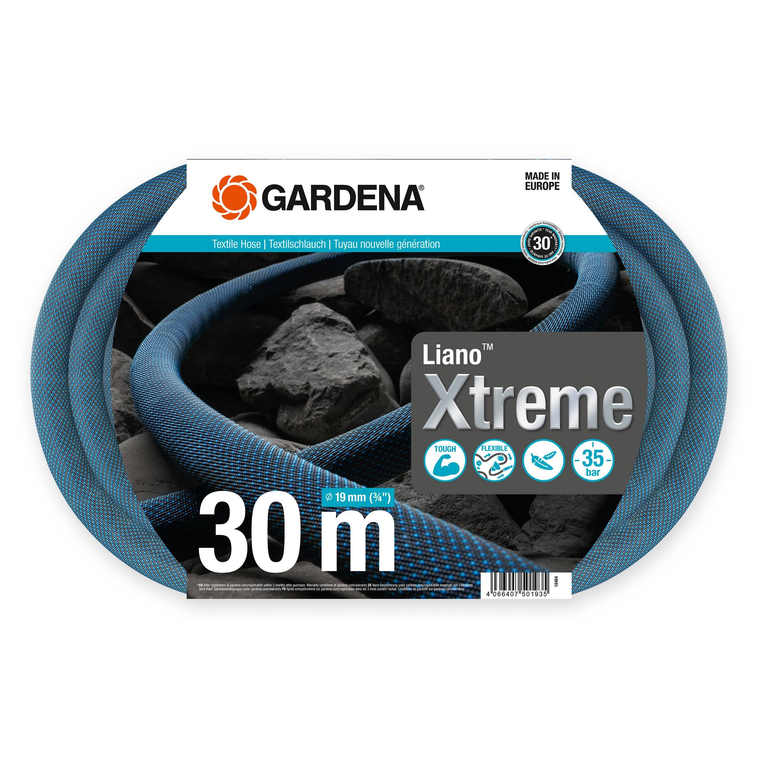 Gardena Liano™ Xtreme 3/4", 30 m Set
