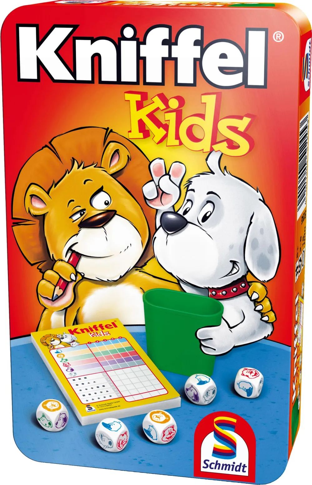 Schmidt Spiele GmbH Kniffel Kids BMM Metalldose