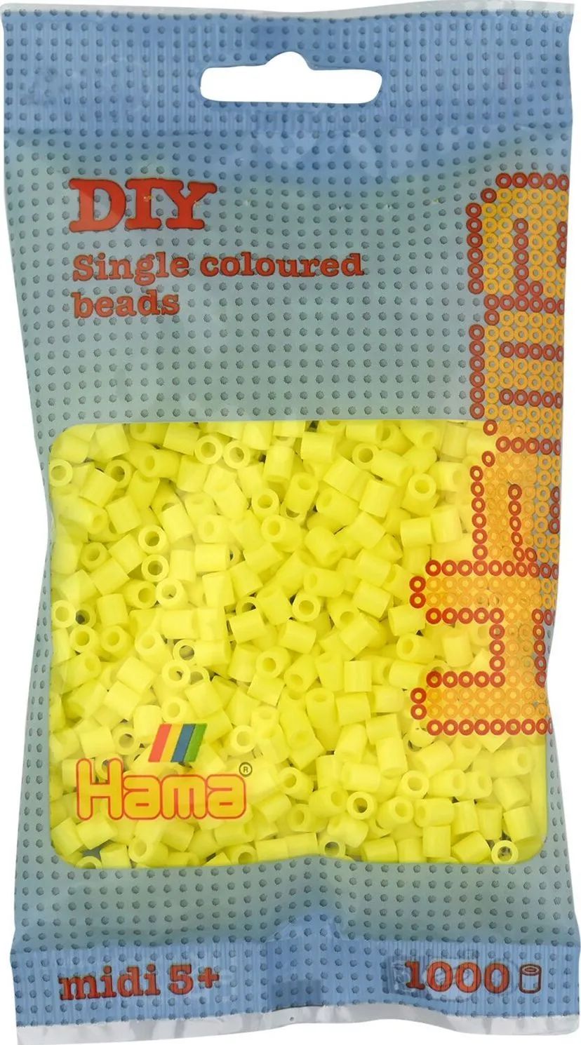Malte Haaning Plastic A/S HAMA Perlen pastell Gelb 1.000 Stück