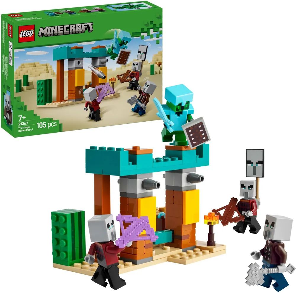 LEGO 21267 LEGO® MINECRAFT Die Illager-Wüstenpatrouille