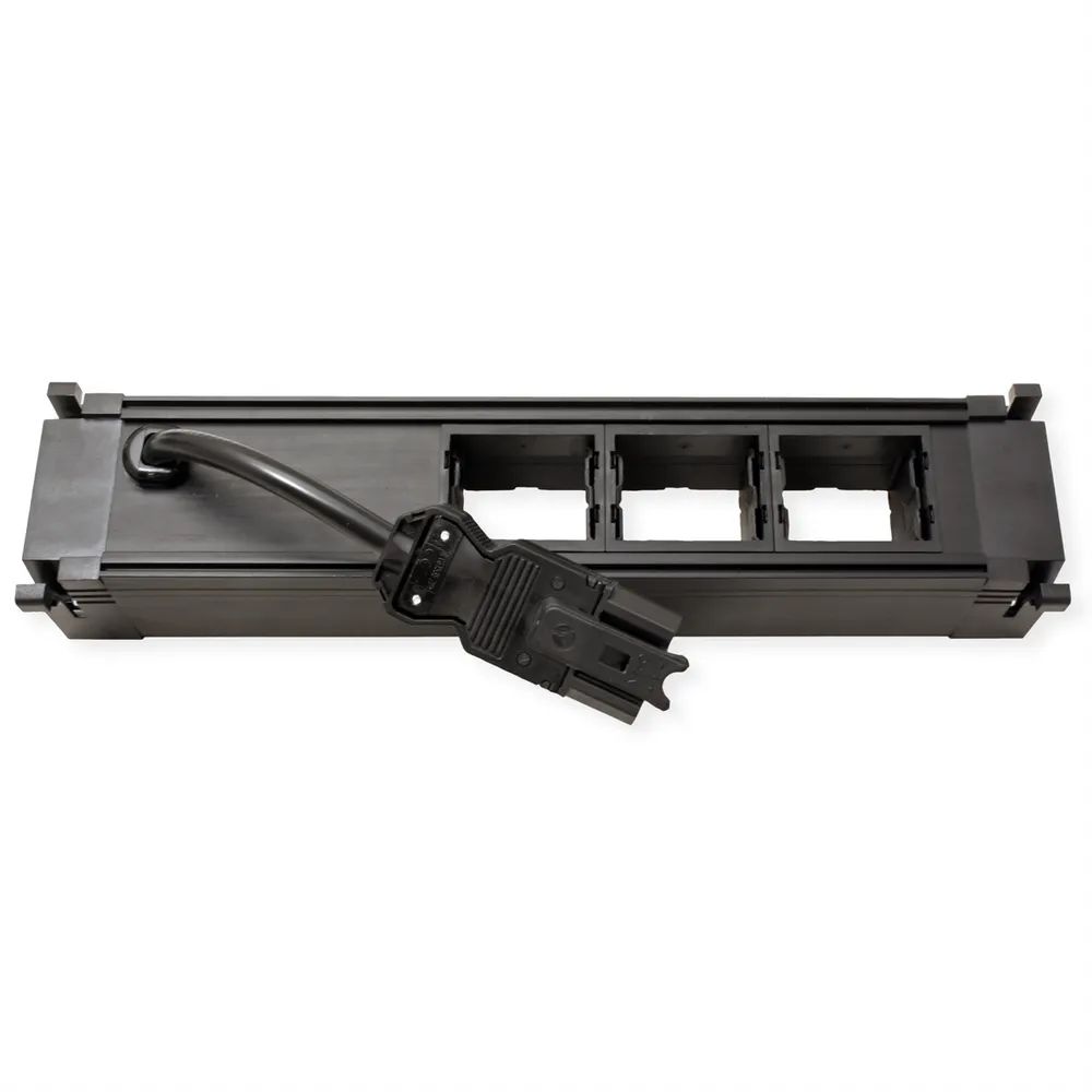 BACHMANN POWER FRAME Medium 1x Schutzkontakt 3x ABD, Kunststoff