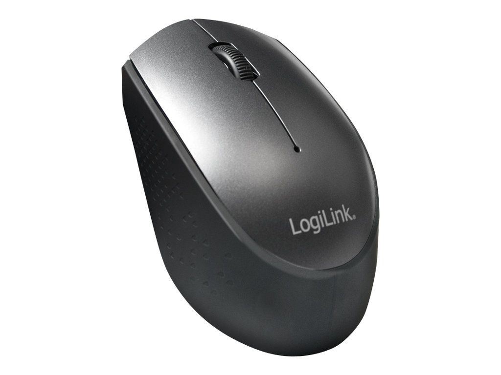 LogiLink Maus - optisch - 3 Tasten - kabellos - 2.4 GHz - kabelloser Empfänger (USB)