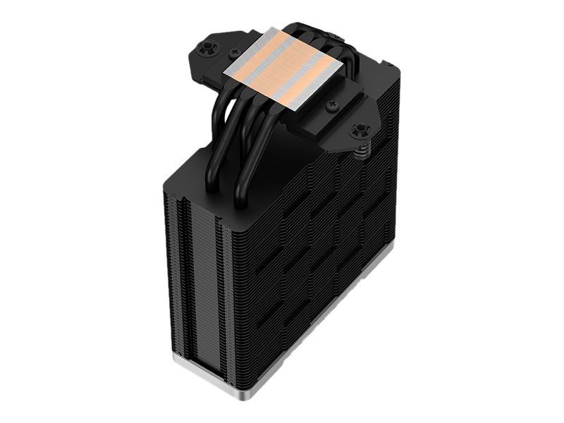 Deepcool AK400 ZERO DARK PLUS - Prozessor-Luftkühler - (für: LGA1155, LGA1150, LGA1151, AM4, LGA1200, LGA1700, AM5)