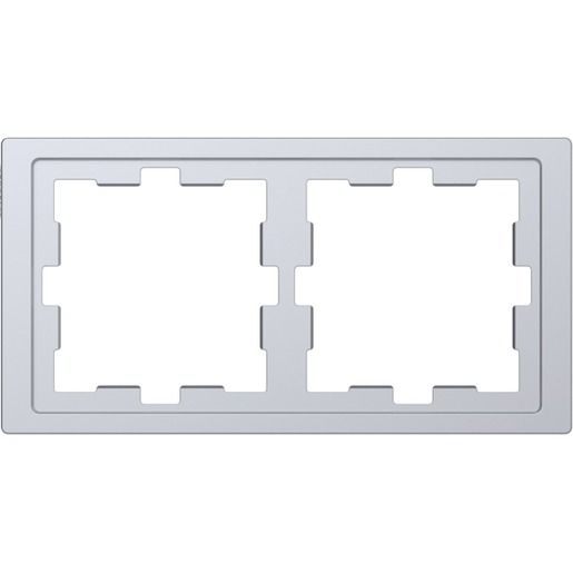 Merten D-LIFE RAHMEN 2FACH EDELSTAHL / MERTEN MEG4020-6536