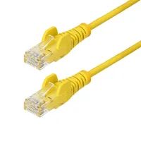 StarTech.com Yellow Slim Cat6 Ethernet Cable - Kabel - Netzwerk