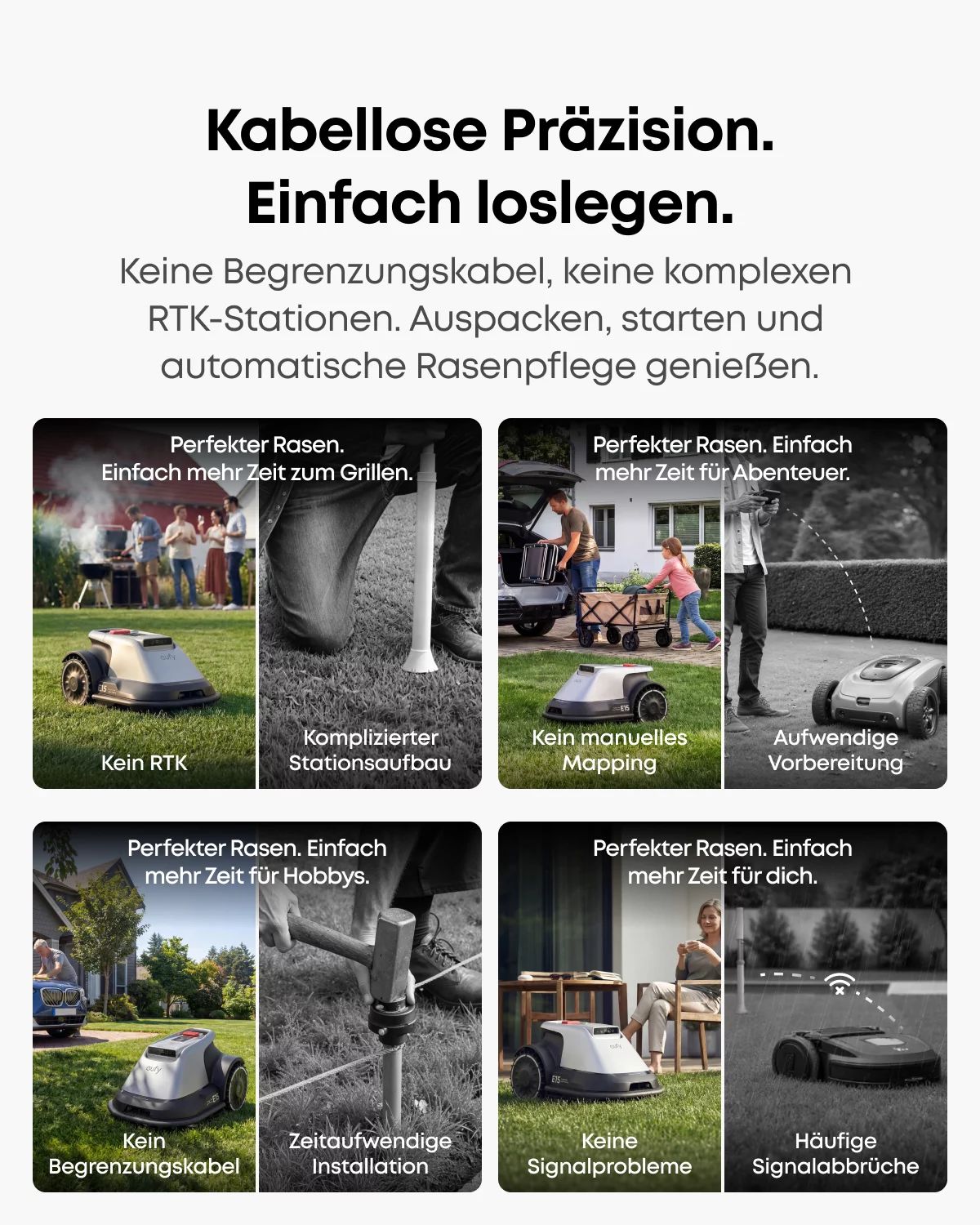 eufy Mähroboter E15