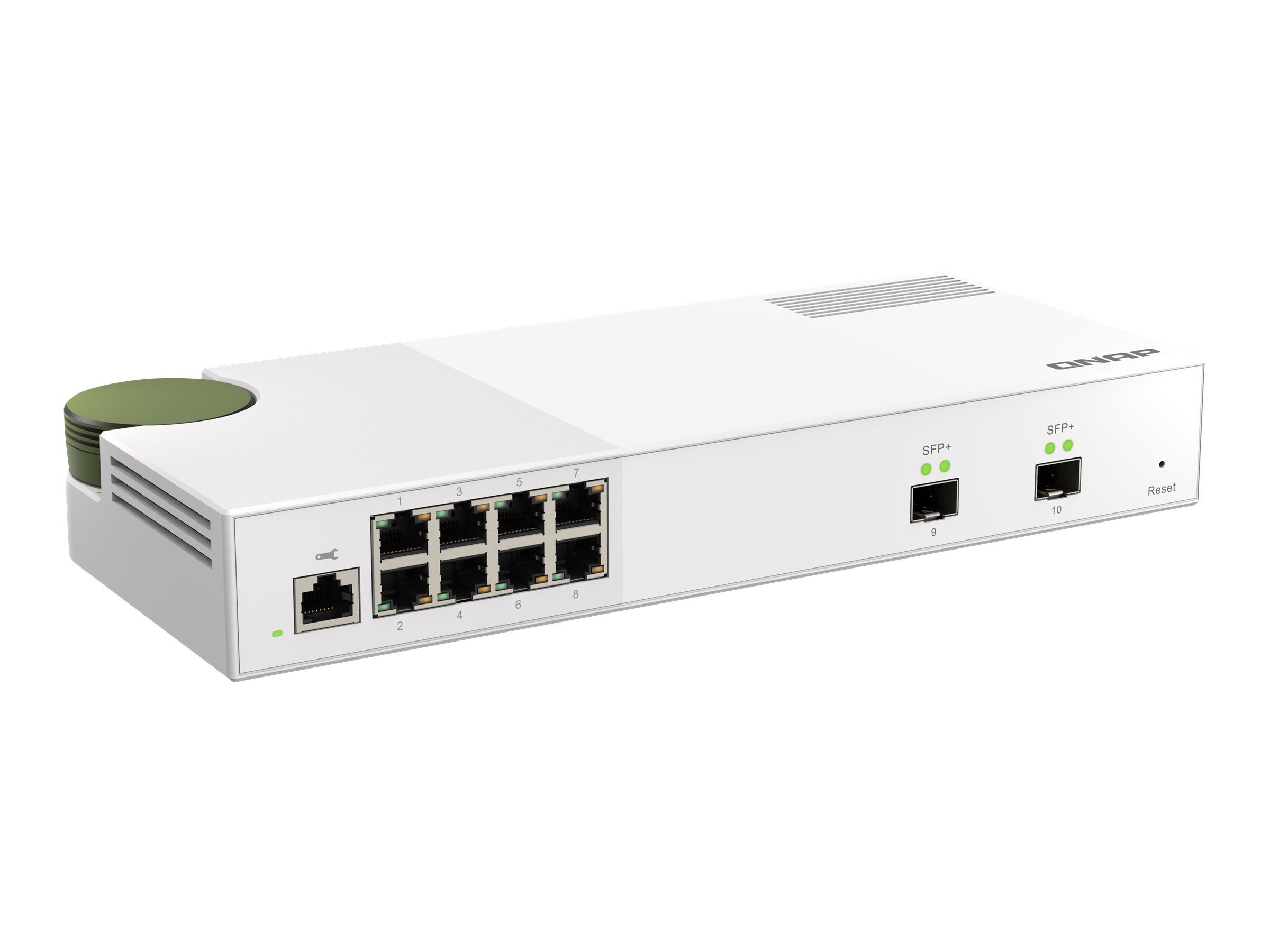 QNAP QSW-M2108-2S - Switch - managed - 2 x 10 Gigabit SFP+ + 8 x 2.5GBase-T